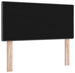 LED Fejtámla Gomb Tufted Sötétszürke 90 cm Textil