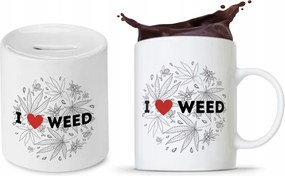 Dohányosoknak 420 Persely Szett fényképes nyomott mintás bögre