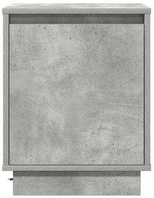 LED világítással ellátott éjjeli szekrények 2 db Beton Szürke 39x34,5x50 cm