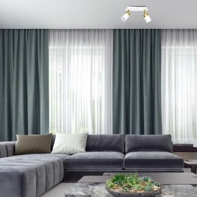 JOKER 2xGU10/25W/230V spotlámpa fehér/arany