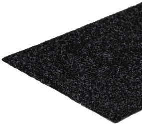 30 db fekete lépcsőszőnyeg öntapadós téglalap alakú 76x20 cm