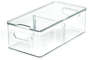 Átlátszó tárolódoboz fedéllel, 30,5 x 15,2 x 10,8 cm - iDesign The Home Edit