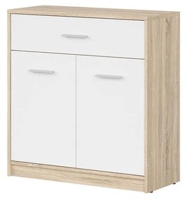 Komód Nepo Plus 5 (szonoma tölgy + fehér) . 1098294