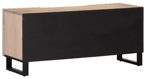 tömör mangófa TV-szekrény 100 x 34 x 46 cm