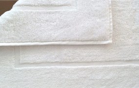 Szállodai fürdőszobaszőnyeg 50x70 Standard láb fehér