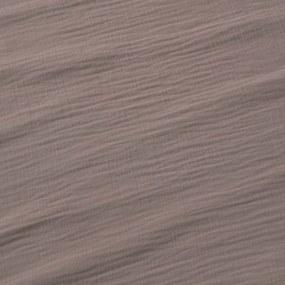 Goldea muszlin párnahuzat - kávébarna 40 x 40 cm