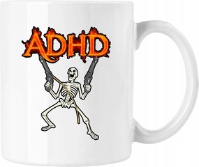 Bögre adhd mém csontváz vicces fehér 330ml