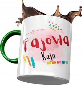 Zöld Bögre Kai Barátnőknek Ajándék Nyomtatott Fotóval