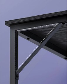 Íróasztal, fekete 60 x 120 x 75 cm