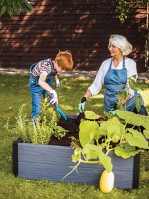 Keter Kerti virágláda MAPLE SQUARE  szürke