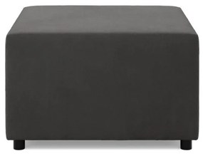 Zeus puff, szövet anyag, 70x70, szürke