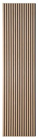 Akusztikus panel, fa furnér, natúr, tölgy hatású 240x60x2,2 cm