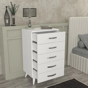 Éjjeliszekrény Cemre White