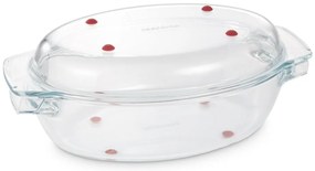 Üveg sütőedény fedővel 21x35 cm GrandChef - Tescoma