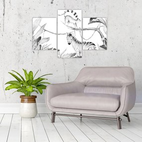 Kép - Akvarell dzsungel (90x60 cm)