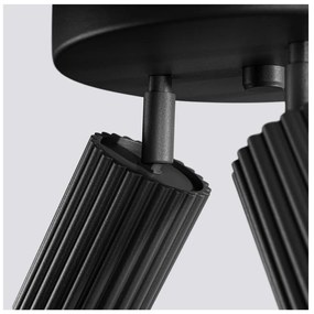 Fekete spotlámpa Gleam – Sollux