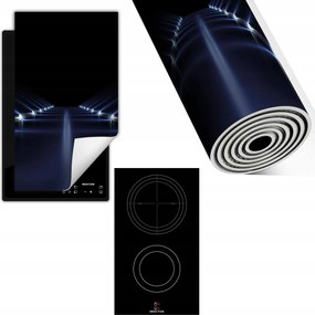 Indukciós Védőszőnyeg Konyhapult 30x52 fekete utca