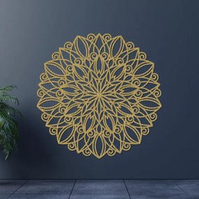 Fából készült mandala a falon táncoló virág | ORPEROF