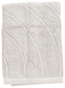 Világosszürke frottír pamut törölköző 50x70 cm Time – Zone