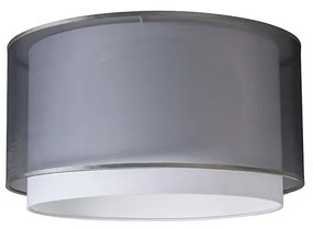 Szövetfüggöny fekete / fehér 47/25 - Duo