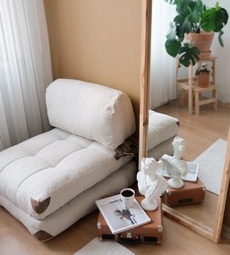 Egyzemélyes kanapéágy- Fold Teddy - Krém