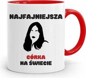 Piros Bögre Lányának Legmenőbb Lánya fényképes nyomattal