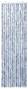 ezüstszínű zsenília rovarfüggöny 56 x 185 cm
