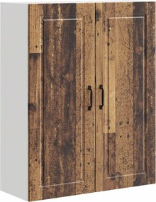 vidaXL Konyhaszekrény polcokkal Öreg fa 80 x 31 x 100 cm Faanyag