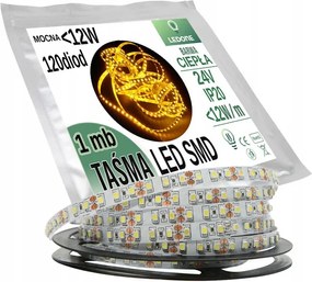 Erős Prémium Led szalag 24V 600 IP20 Meleg 1m