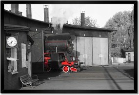 Poszterek keretben 60x40 Gőzmozdony Ol 49-69