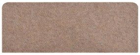 15 db bézs öntapadó lépcsőszőnyeg 65x24,5x3,5 cm