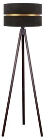 Duolla Duolla - Állólámpa DUO 1xE27/60W/230V átm. 44 cm fekete/wenge DU83525SE