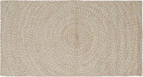 vidaXL Területszőnyegek Természetes és Fehér 80 x 150 cm Juta
