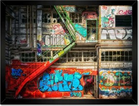 Poszterek keretben 40x30 Graffiti Utcaművészet