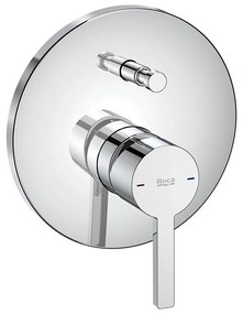 Roca A5A0B96C00 - NAIA falba süllyesztett zuhanycsaptelep, fényes króm