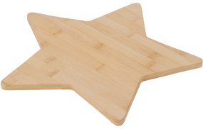 Karácsonyi bambusz tálalódeszka Csillag