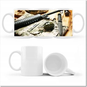 Nyomott mintás bögre Us Army teknős szett