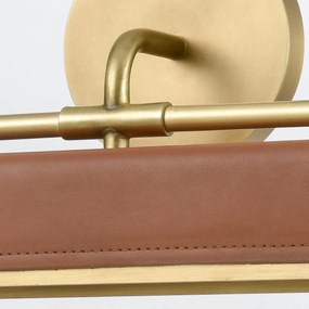 Quintiesse vintage fali lámpa valise barna sárgaréz elsqn-valise-w-vbscl