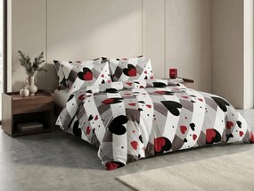 Mikroplüss ágyneműhuzat COLOR HEARTS színes kivitel Ágyneműhuzat mérete: 70 x 90 cm | 140 x 200 cm