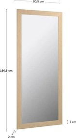 Fali tükör 80,5x180,5 cm Yvaine – Kave Home