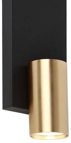 Fali spotlámpa GENESIS 1xGU10/8W/230V fekete