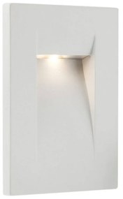 REDO-9548 INNER Fehér színű Kültéri Falba Építhető Lámpa LED 3W IP65