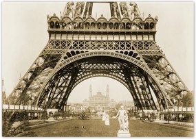 Poszterek A0 Szint Régi kép az Eiffel-toronyról