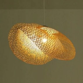 Zambelis 19103 - Csillár zsinóron 1xE27/40W/230V bambusz/bézs