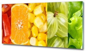Fali üvegkép Gyümölcsök és zöldségek osh-102085174