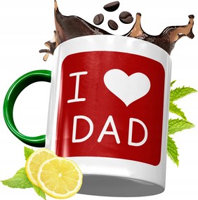 Zöld Bögre Apukának Születésnapi Ajándék fényképes nyomtatással