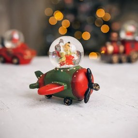 Karácsonyi hógömb járműben 10 cm &#8211; 3 féle
