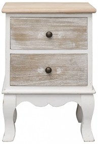 vidaXL 2 db császárfa éjjeliszekrény 35 x 30 x 50 cm