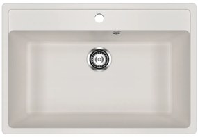 Ulgran U-600-331 Gránit Mosogatótálca - Egymedencés, Téglalap, Extra széles, Homok