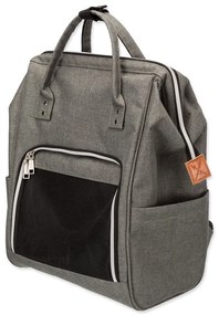 Szürke állíthordozó hátizsák 22x32 cm Trixie Ava – Plaček Pet Products